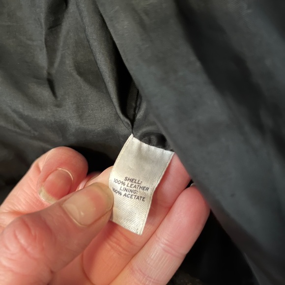 Leather motorcycle jacket - Picture 3 of 9